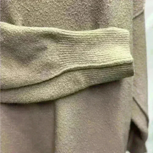 Urban Daizy Double Mock Neck Sweater Color Tan Size M/L - Picture 3 of 11